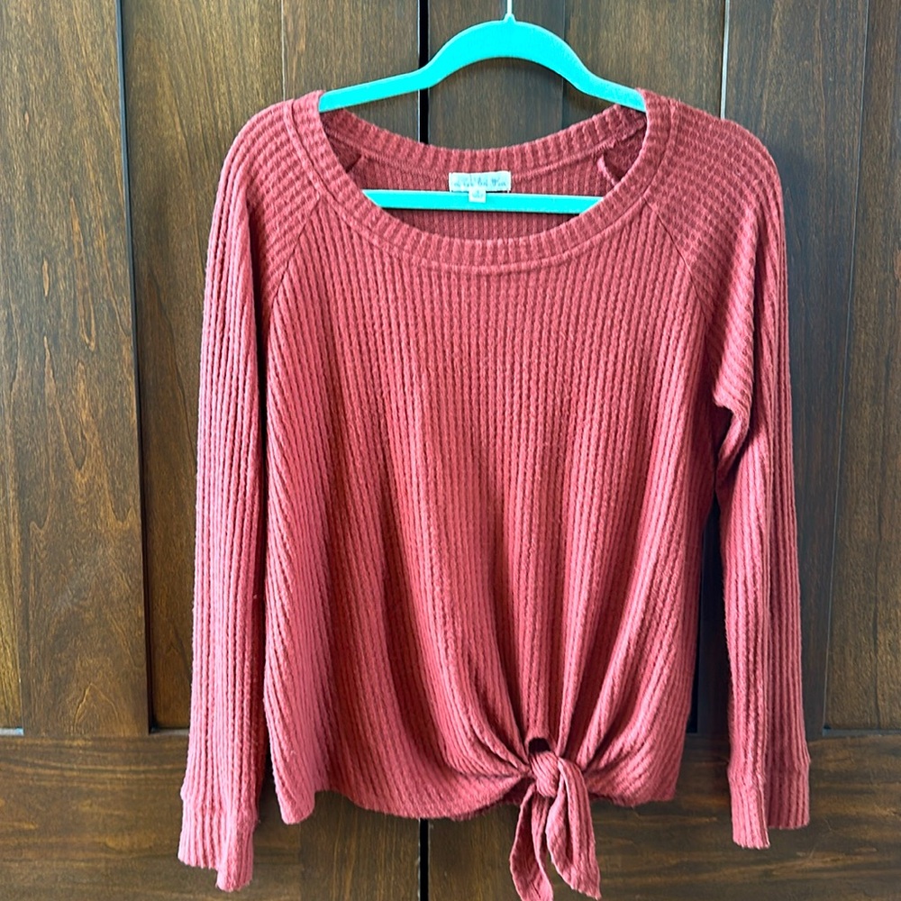 Nine Britton Rust Colored Light-weight Sweater